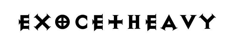 ExocetHeavy font preview