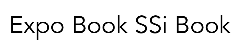 Expo Book SSi Book font preview