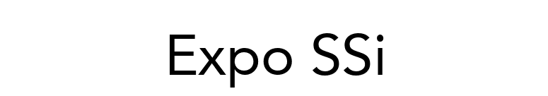 Expo SSi font preview