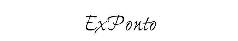 ExPonto font preview