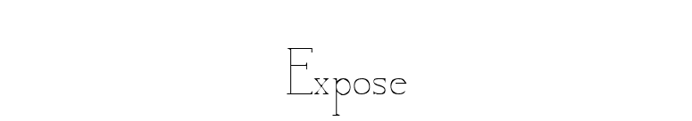 Expose font preview