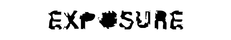 Exposure font preview