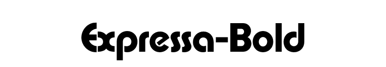 Expressa-Bold font preview
