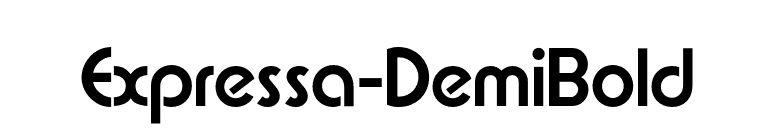 Expressa-DemiBold font preview