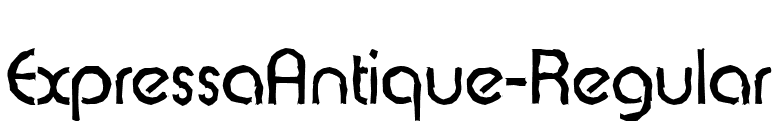 ExpressaAntique-Regular font preview