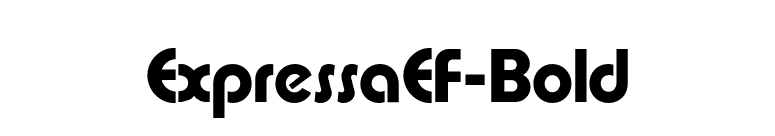 ExpressaEF-Bold font preview