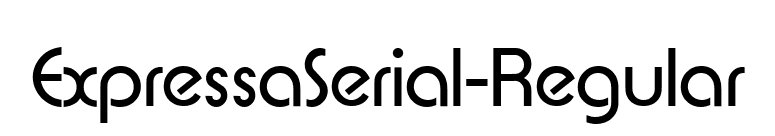 ExpressaSerial-Regular font preview
