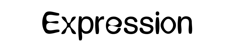 Expression font preview