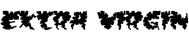 Extra virgin font preview