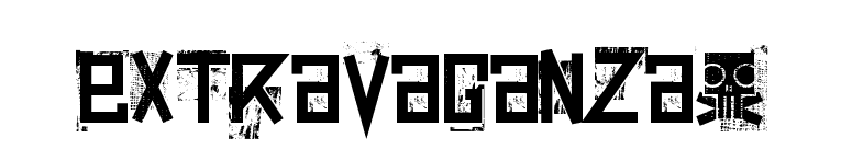 extravaganza- font preview