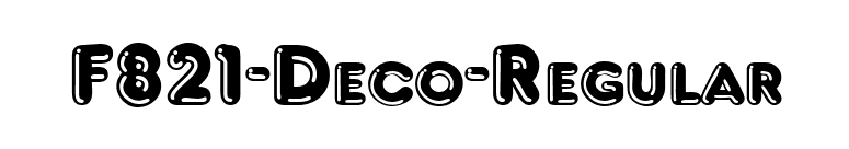 F821-Deco-Regular font preview
