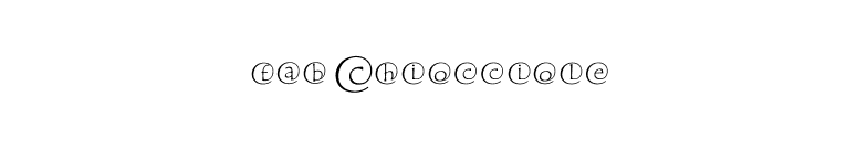 fab Chiocciole font preview