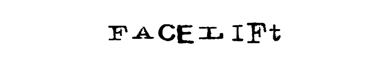 Facelift font preview