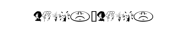 Faces2Faces font preview