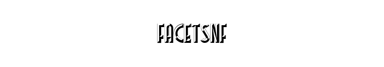FacetsNF font preview