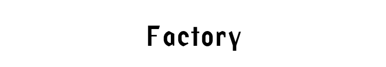 Factory font preview