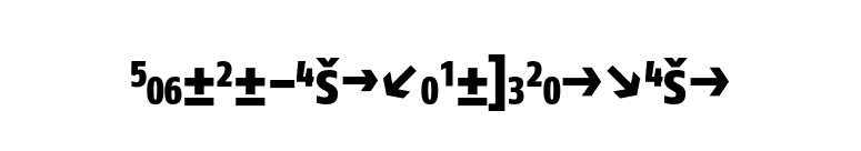 FagoCo-ExtraBoldCapsExp font preview