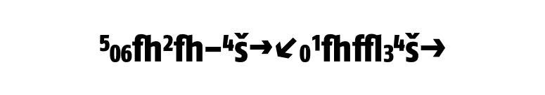 FagoCo-ExtraBoldExp font preview