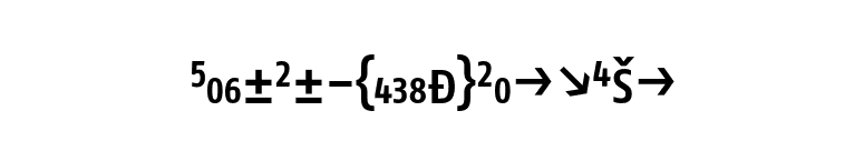 FagoCo-MediumCapsExp font preview