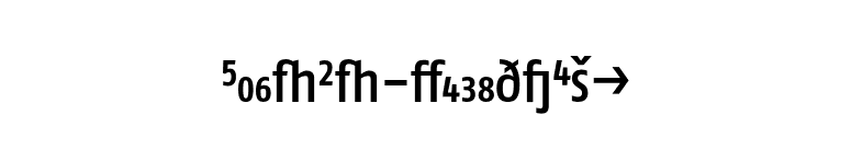 FagoCo-MediumExp font preview