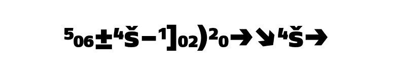 FagoEx-BlackCapsExp font preview