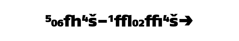 FagoEx-BlackExp font preview