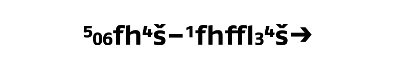 FagoEx-BoldExp font preview