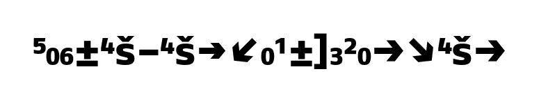 FagoEx-ExtraBoldCapsExp font preview