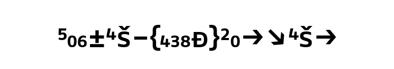 FagoEx-MediumCapsExp font preview