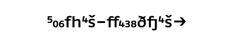 FagoEx-MediumExp font preview