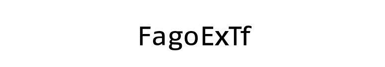 FagoExTf font preview
