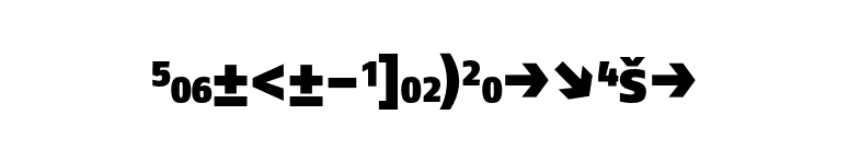 FagoNo-BlackCapsExp font preview