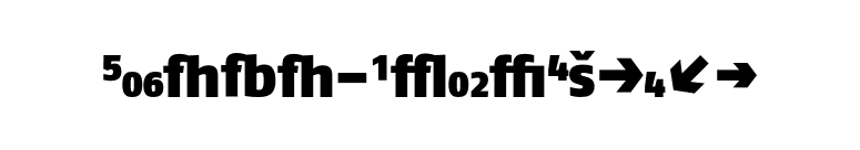 FagoNo-BlackExpert font preview