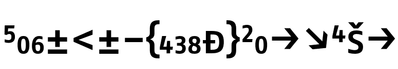 FagoNo-MediumCapsExp font preview