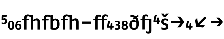 FagoNo-MediumExpert font preview