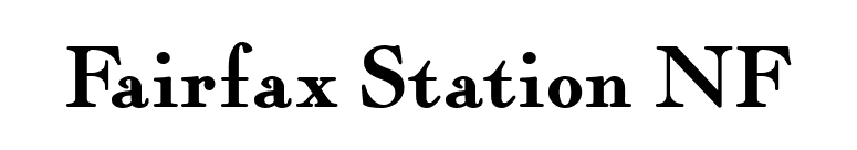 Fairfax Station NF font preview