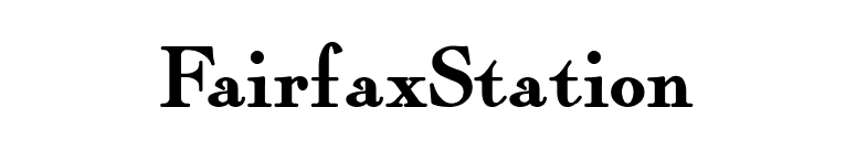 FairfaxStation font preview