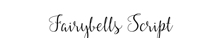 Fairybells Script font preview