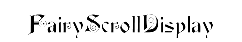 FairyScrollDisplay font preview