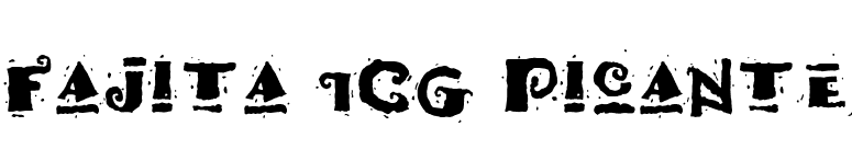 Fajita ICG Picante font preview