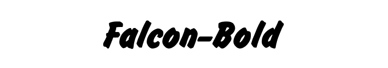 Falcon-Bold font preview