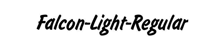 Falcon-Light-Regular font preview