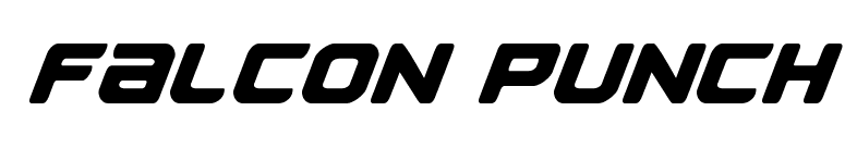 Falcon Punch font preview