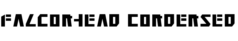 Falconhead Condensed font preview