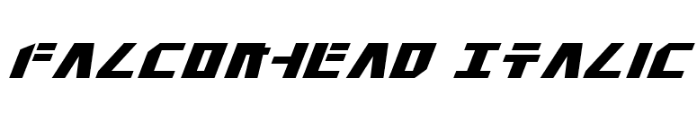 Falconhead Italic font preview