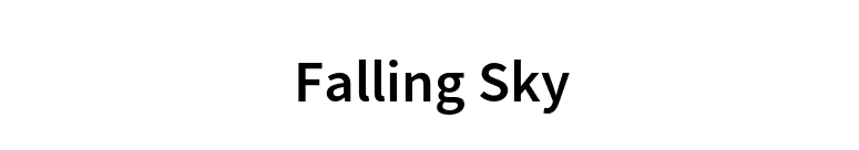 Falling Sky font preview