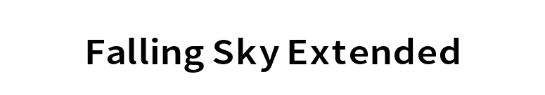 Falling Sky Extended font preview