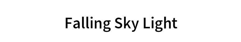 Falling Sky Light font preview