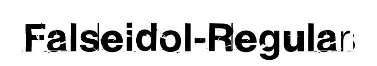 Falseidol-Regular font preview