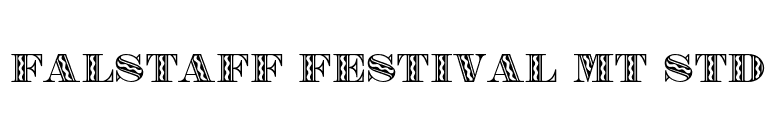 Falstaff Festival MT Std font preview